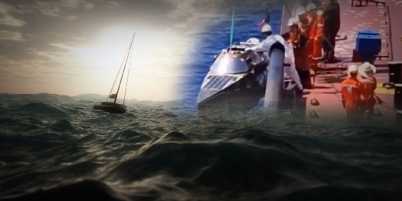 Sinemaları Aratmayan Kurtuluş! Fransız Maceracı Okyanusta Kayboldu, Türk Denizciler Parlayan Aynayla Kurtardı