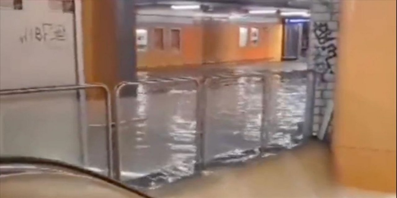 Frankfurt Havalimanı'nı Su Bastı