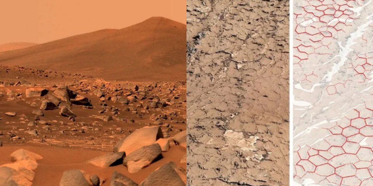 Mars'ta Hayat Var Mı? Kızıl Gezegen'de Gizemli Altıgen Biçimler